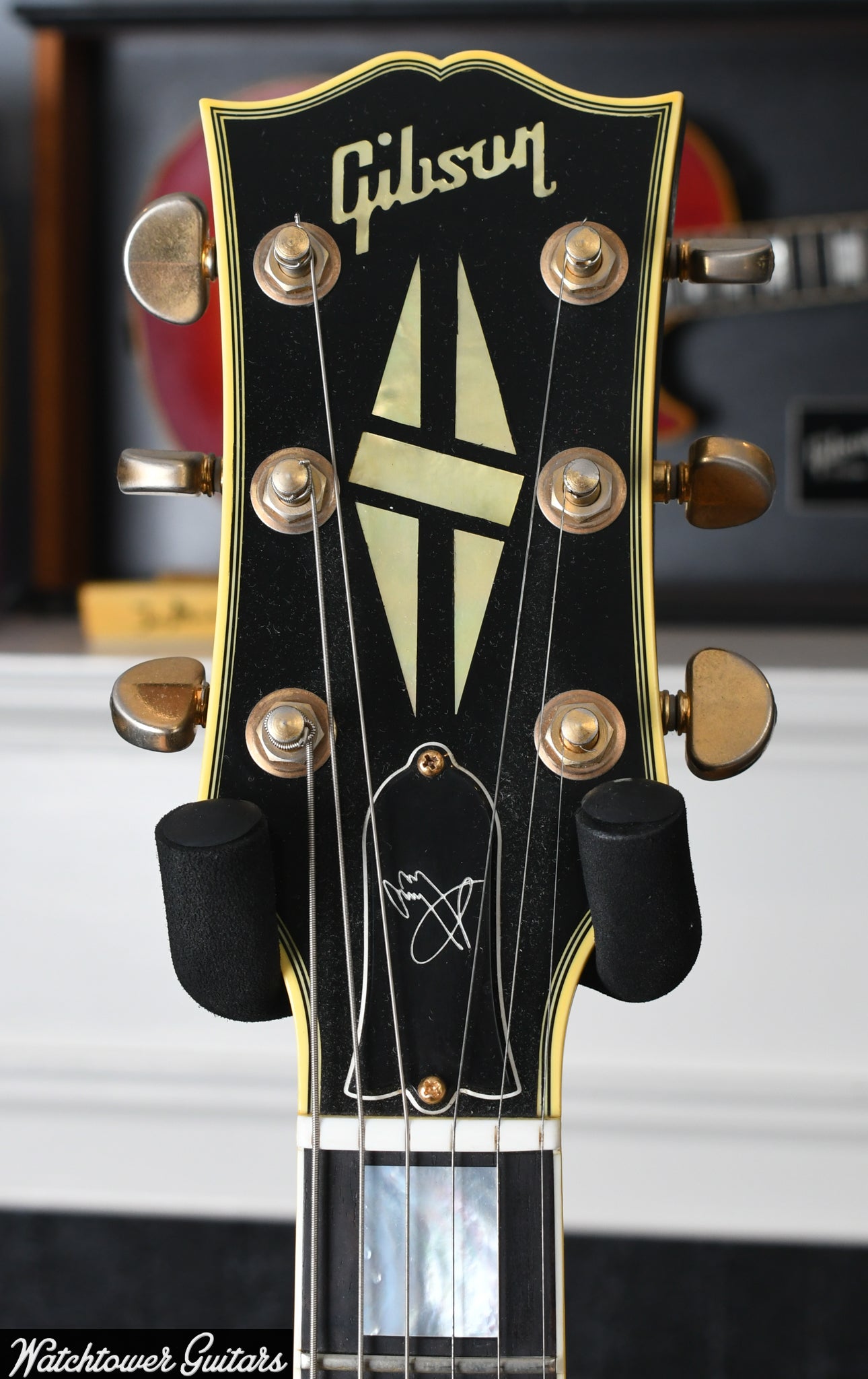 2008 Gibson Jimmy Page Signature Les Paul Custom VOS Black Beauty Bigsby
