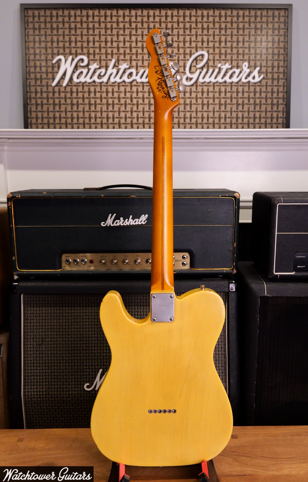 LSL Instruments Bad Bone 1 Chris Fleming Team Built Butterscotch