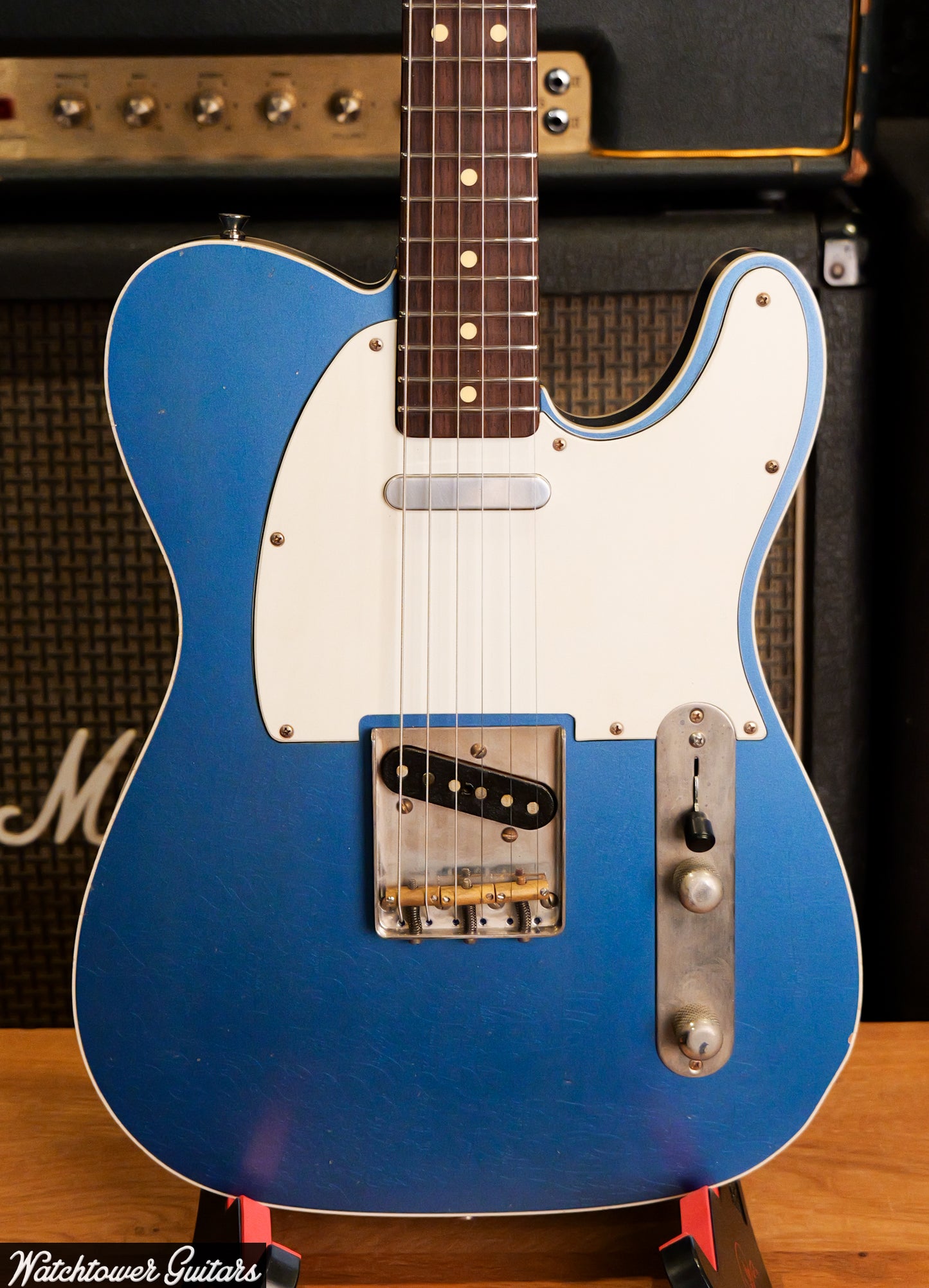 LSL Instruments T Bone Chris Fleming Team Built Lake Placid Blue