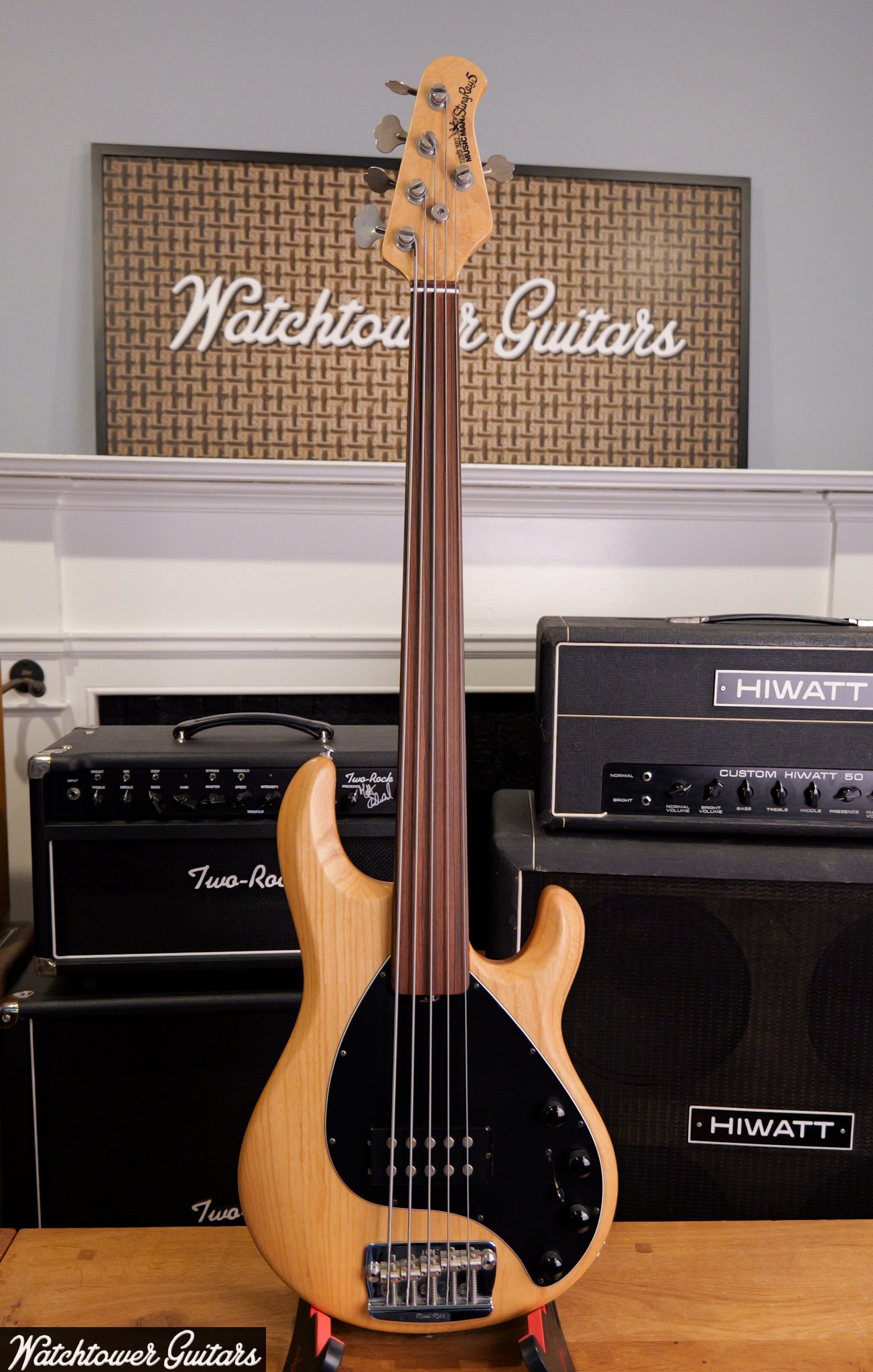 1998 Music Man Stingray 5 Frettless *Custom Ordered* Matte Natural Velvet Finish