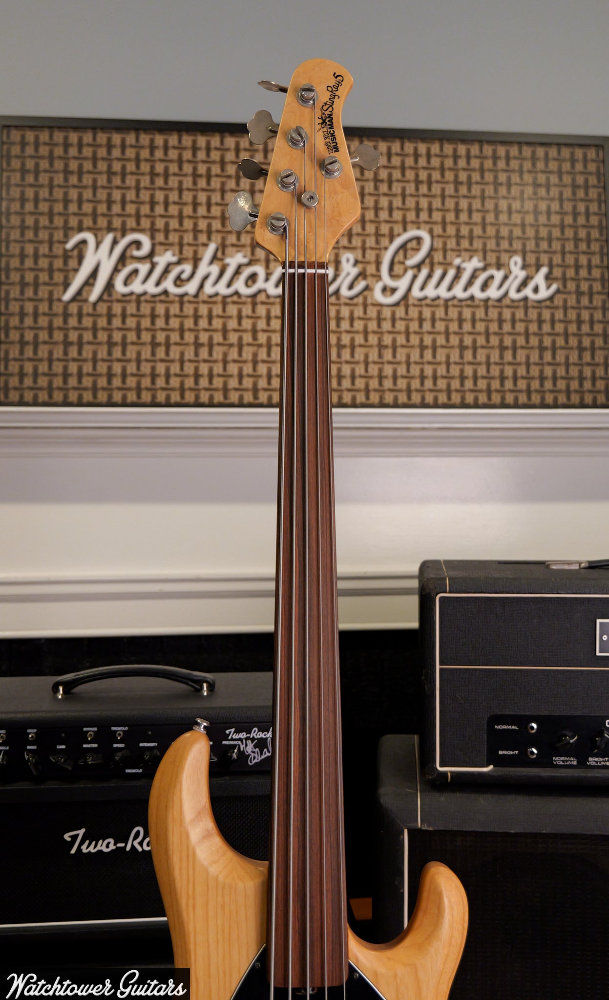 1998 Music Man Stingray 5 Frettless *Custom Ordered* Matte Natural Velvet Finish