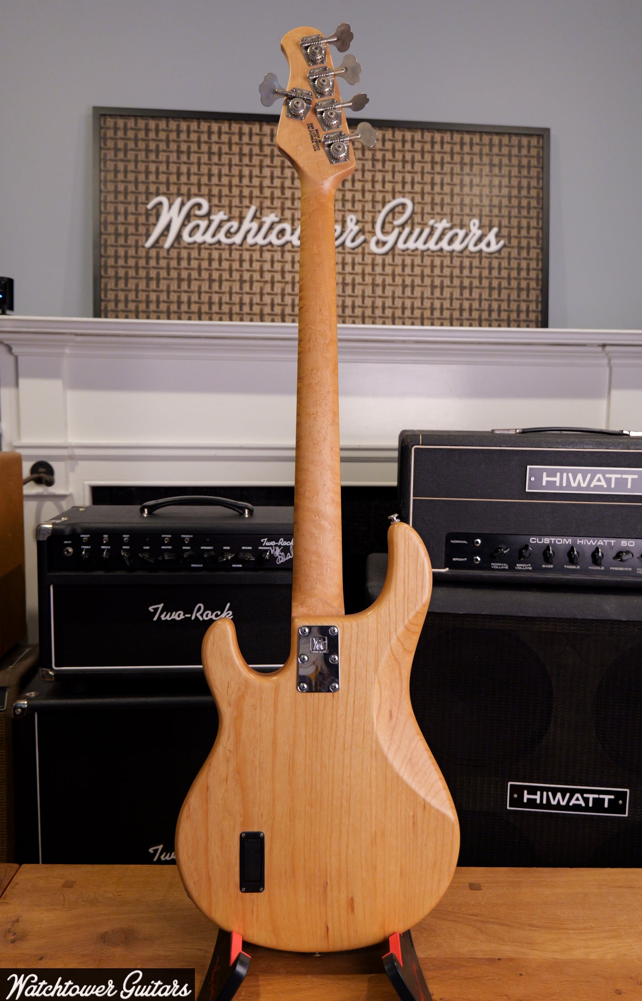 1998 Music Man Stingray 5 Frettless *Custom Ordered* Matte Natural Velvet Finish