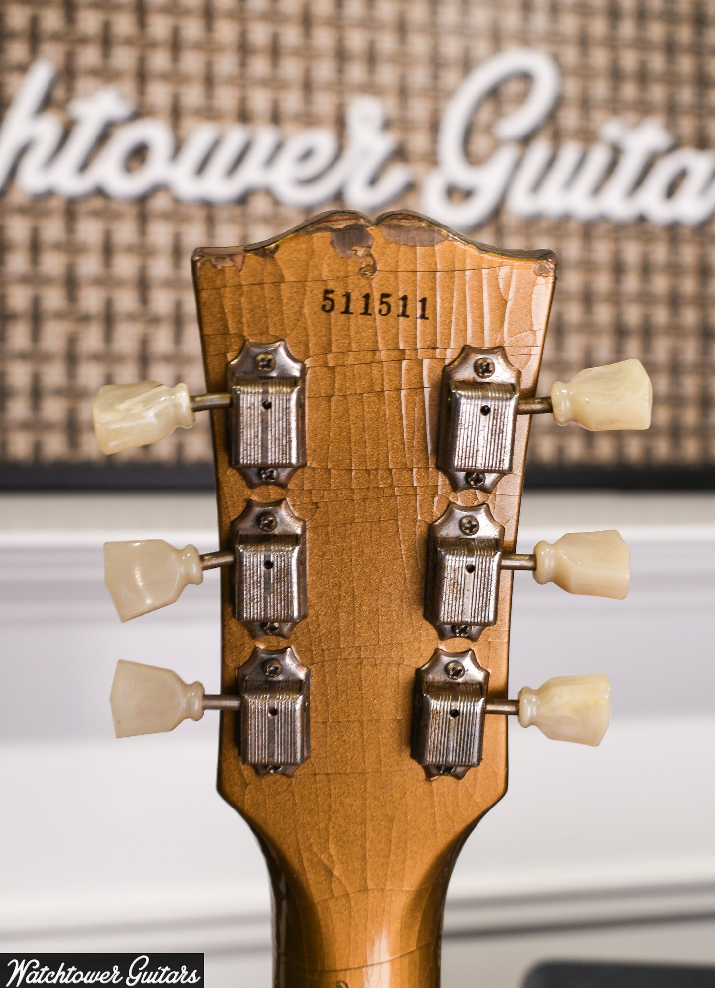 1955 Gibson Les Paul Standard Goldtop with Gold Back