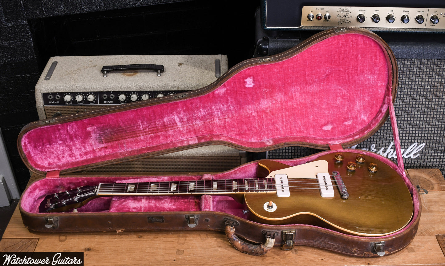 1955 Gibson Les Paul Standard Goldtop with Gold Back