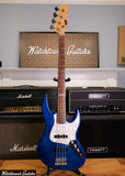1990's ESP Japan 4 String Bass J-Four Translucent Blue
