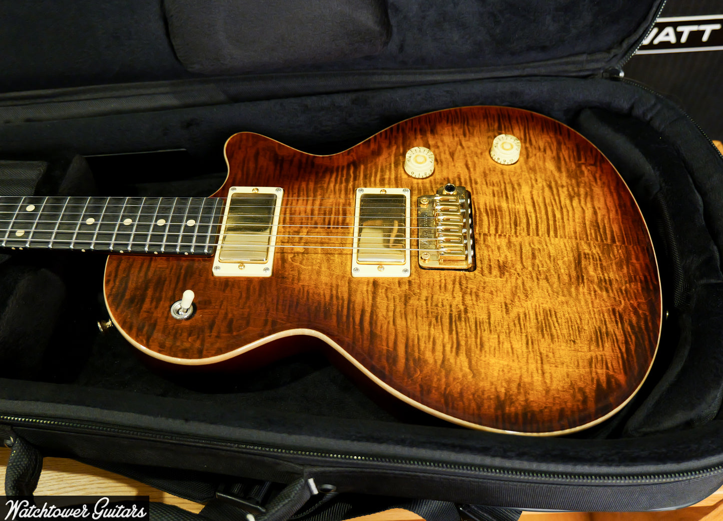 2022 Tom Anderson Bobcat Tiger Eye Burst with Binding