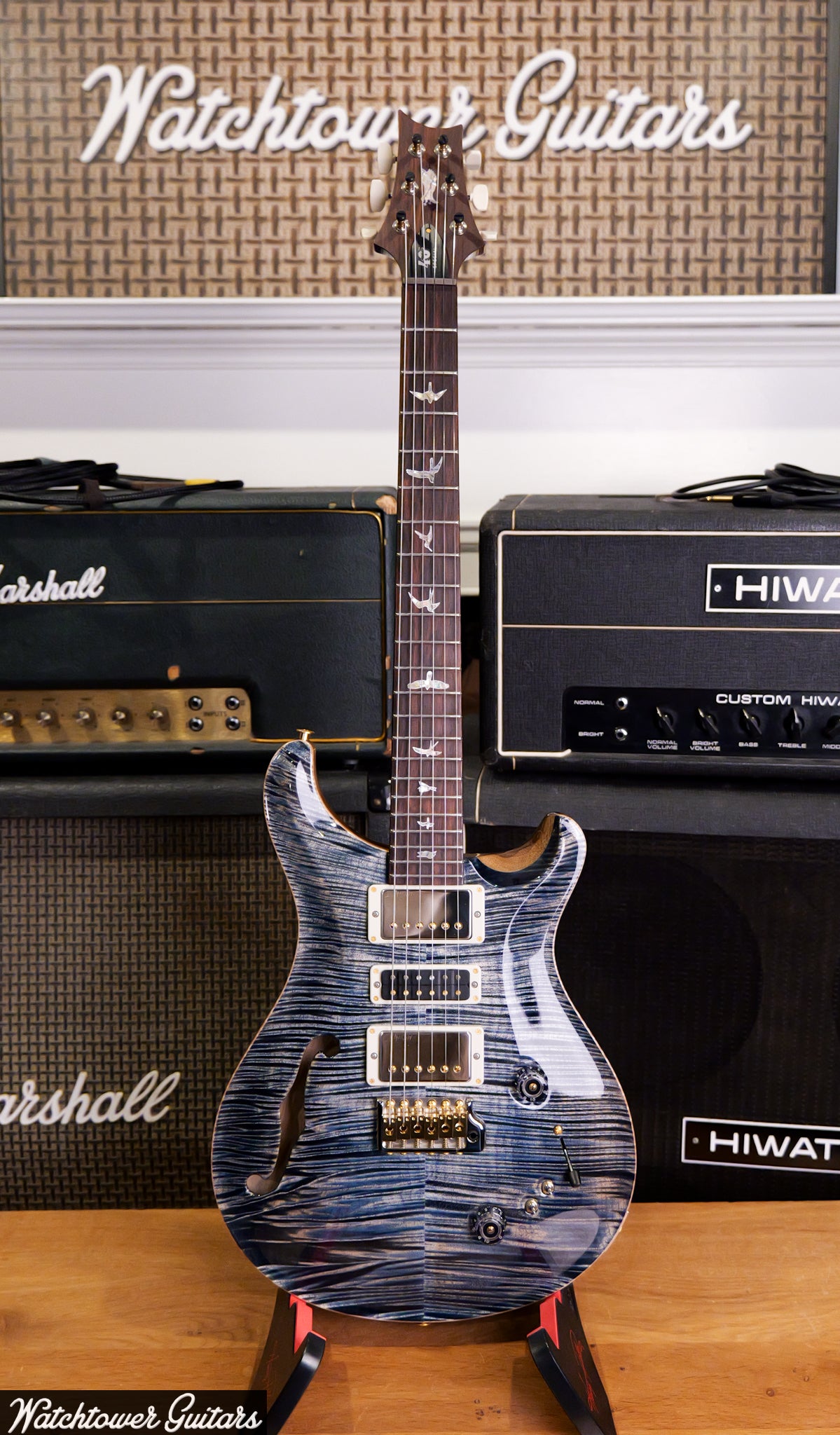 Paul Reed Smith PRS 40th Anniversary Special Semi Hollow Limited Edition Faded Whale Blue