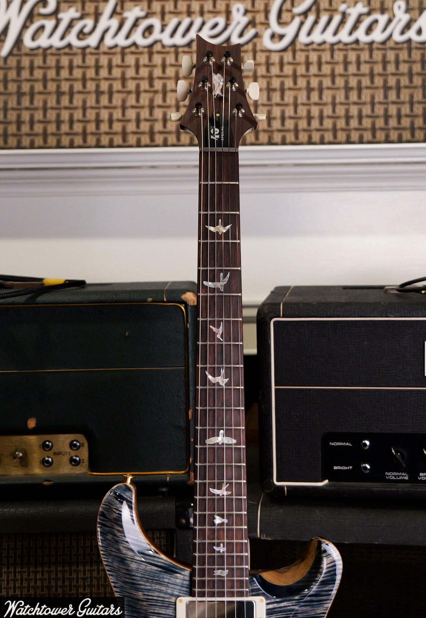Paul Reed Smith PRS 40th Anniversary Special Semi Hollow Limited Edition Faded Whale Blue