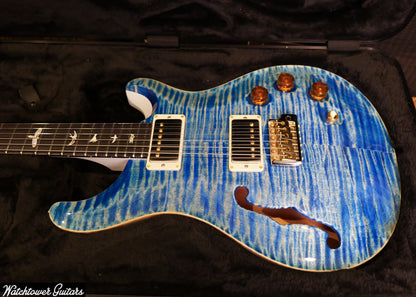 Paul Reed Smith PRS Semi Hollow 10 Top DGT Sprayer's Choice Faded Whale Blue & Pearl Metallic Back