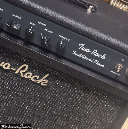 2023 Two Rock Traditional Clean 100/50 1x12 Combo Black Bronco Tolex Sparkle Matrix Cloth