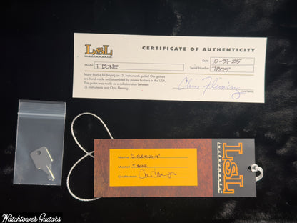 LSL Instruments T Bone Chris Fleming Team Built Vintage Cream