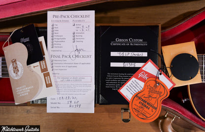 2021 Gibson 1958 Les Paul Standard Reissue R8 Bourbon Burst 8lbs 1oz!!!