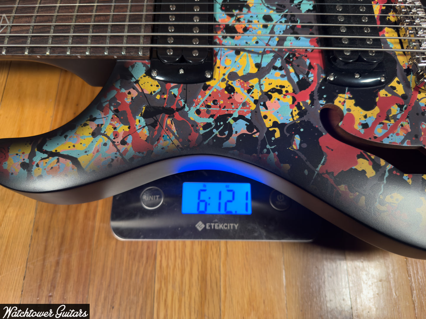 Paul Reed Smith PRS Ed Sheeran SE Hollowbody I Piezo Baritone Cosmic Splash Limited Edition