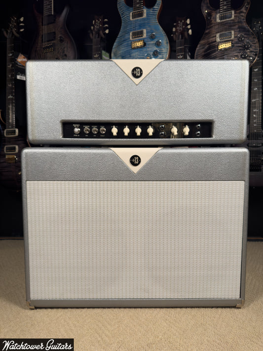 2006 Divided By 13 FTR-37 Silver/Eggshell Tolex Matching 2x12 Cabinet