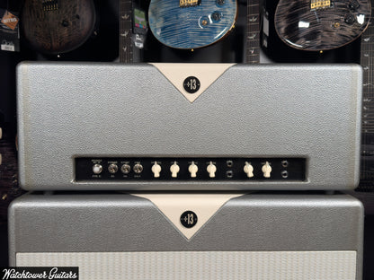 2006 Divided By 13 FTR-37 Silver/Eggshell Tolex Matching 2x12 Cabinet