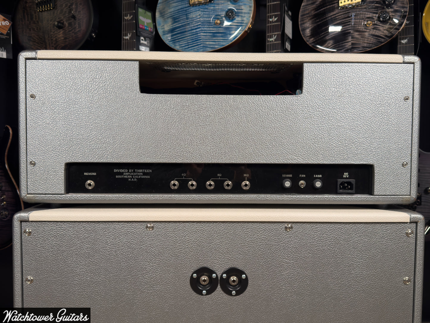 2006 Divided By 13 FTR-37 Silver/Eggshell Tolex Matching 2x12 Cabinet