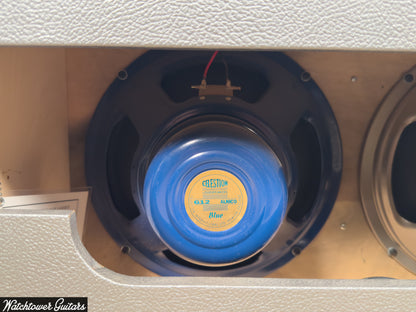 2006 Divided By 13 FTR-37 Silver/Eggshell Tolex Matching 2x12 Cabinet