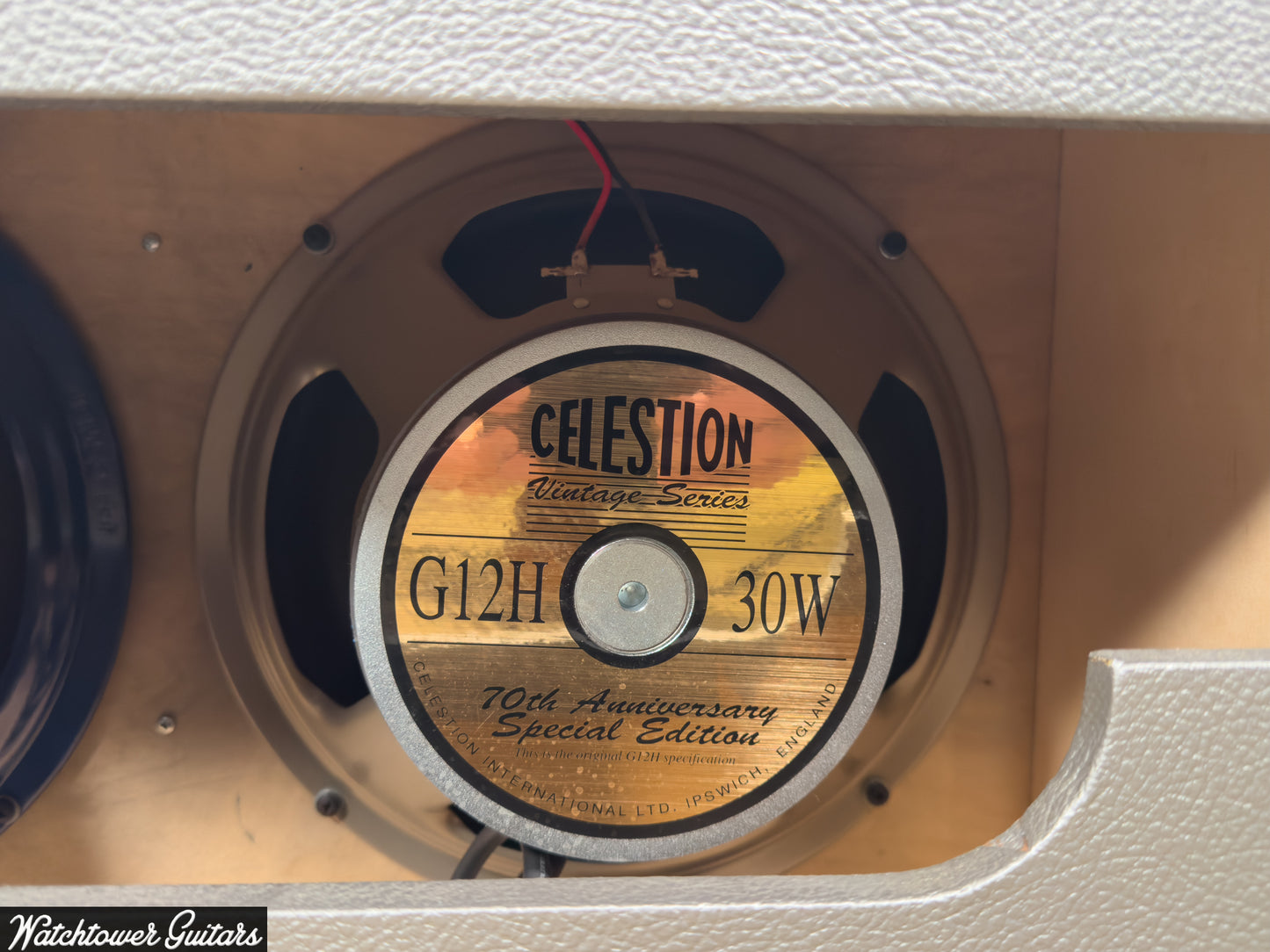 2006 Divided By 13 FTR-37 Silver/Eggshell Tolex Matching 2x12 Cabinet