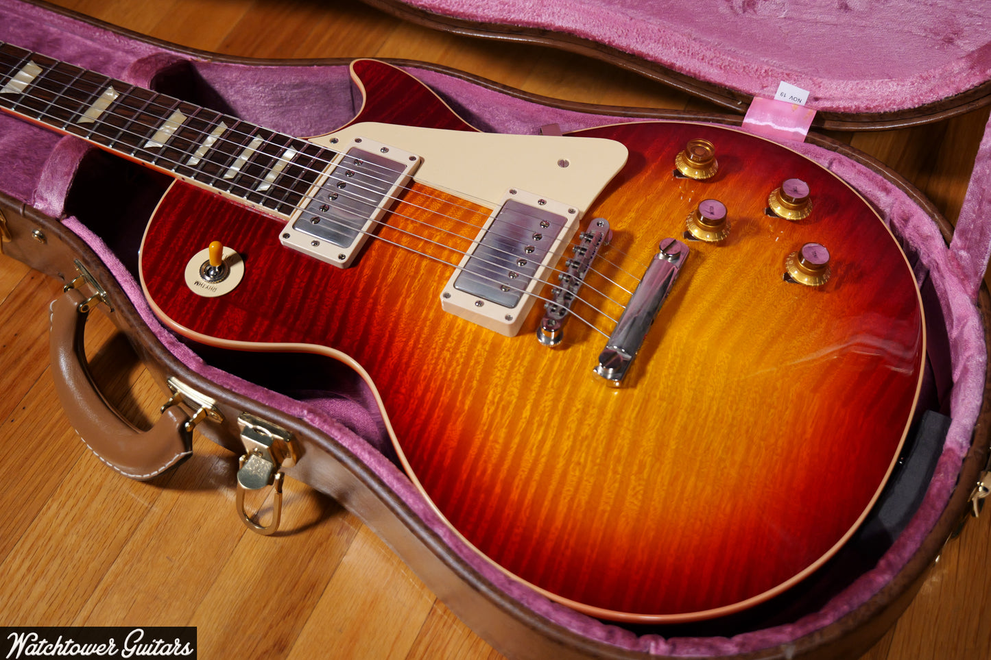2020 Gibson 60th Anniversary Les Paul V3 1960 R0 Reissue Wide Tomato Soup Burst