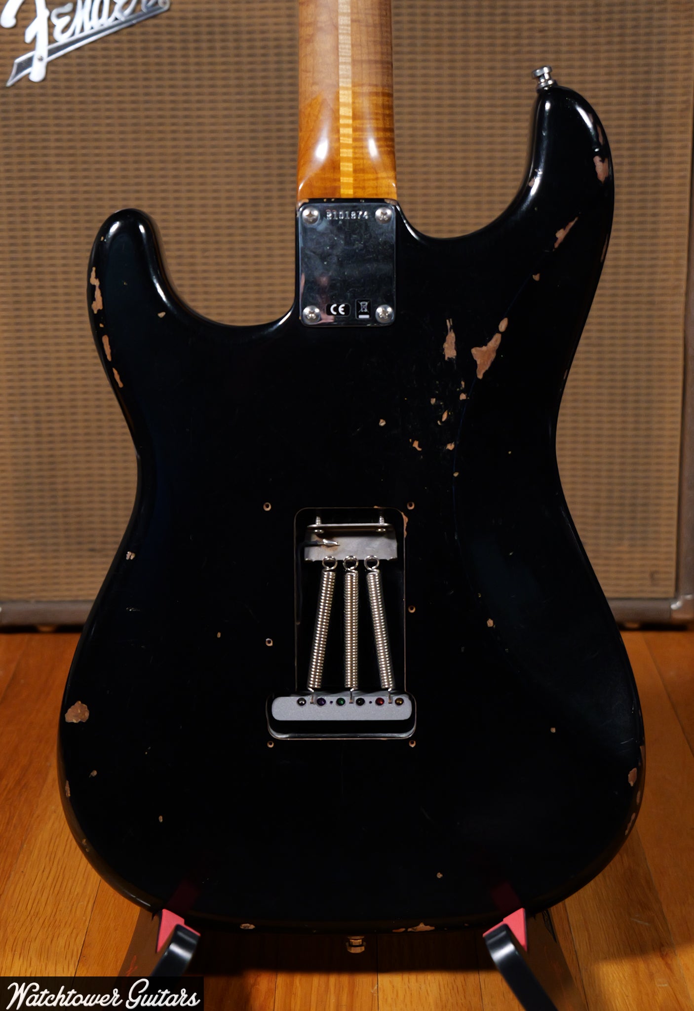 2020 Fender Custom Shop '60 Stratocaster GT11 Relic Black Roasted Maple Neck