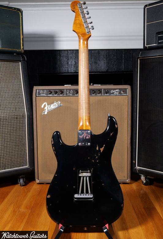 2020 Fender Custom Shop '60 Stratocaster GT11 Relic Black Roasted Maple Neck