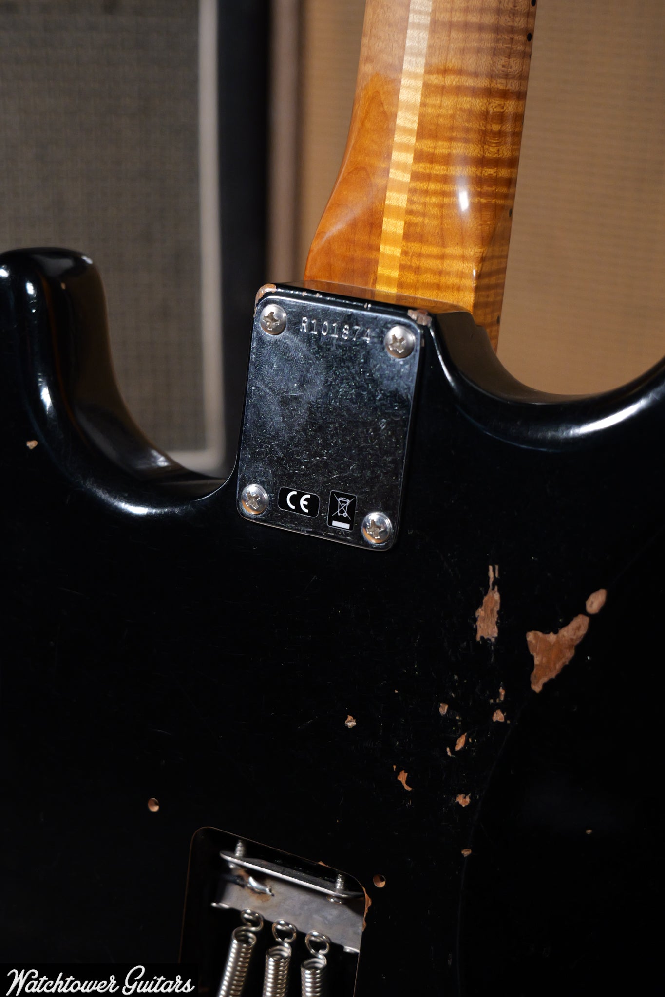 2020 Fender Custom Shop '60 Stratocaster GT11 Relic Black Roasted Maple Neck