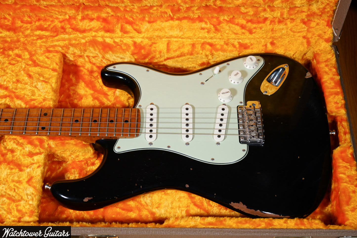 2020 Fender Custom Shop '60 Stratocaster GT11 Relic Black Roasted Maple Neck