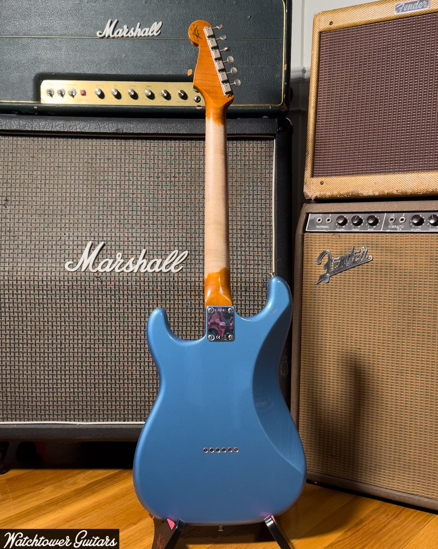 2025 Fender Custom Shop Ariel Posen Signature Journeyman Relic Faded Lake Placid Blue