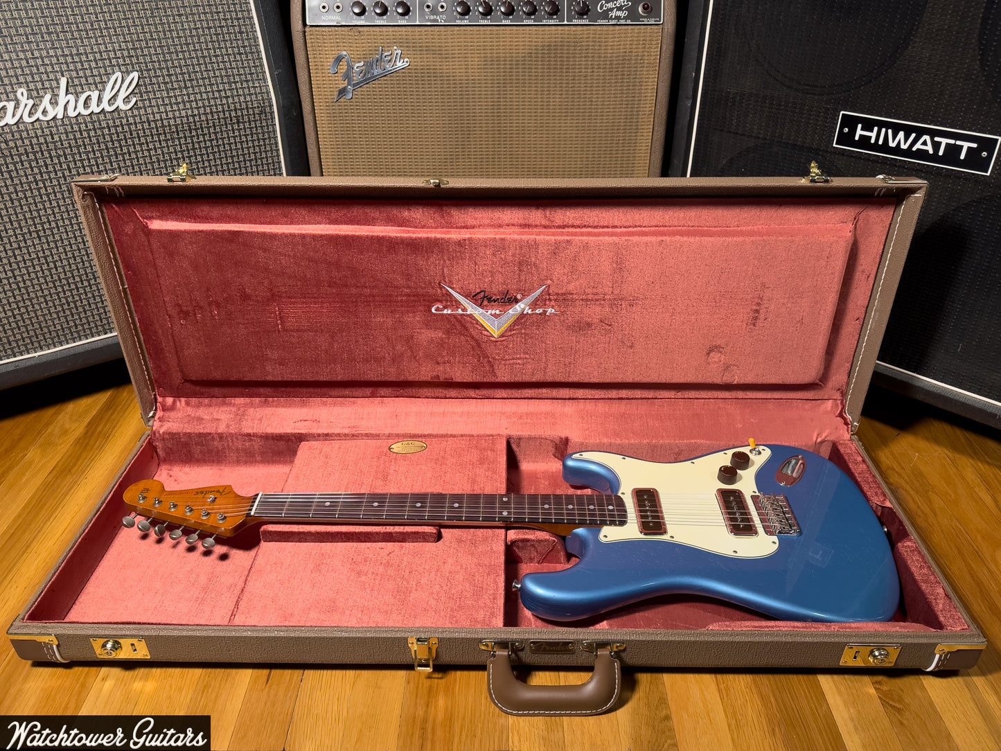 2025 Fender Custom Shop Ariel Posen Signature Journeyman Relic Faded Lake Placid Blue
