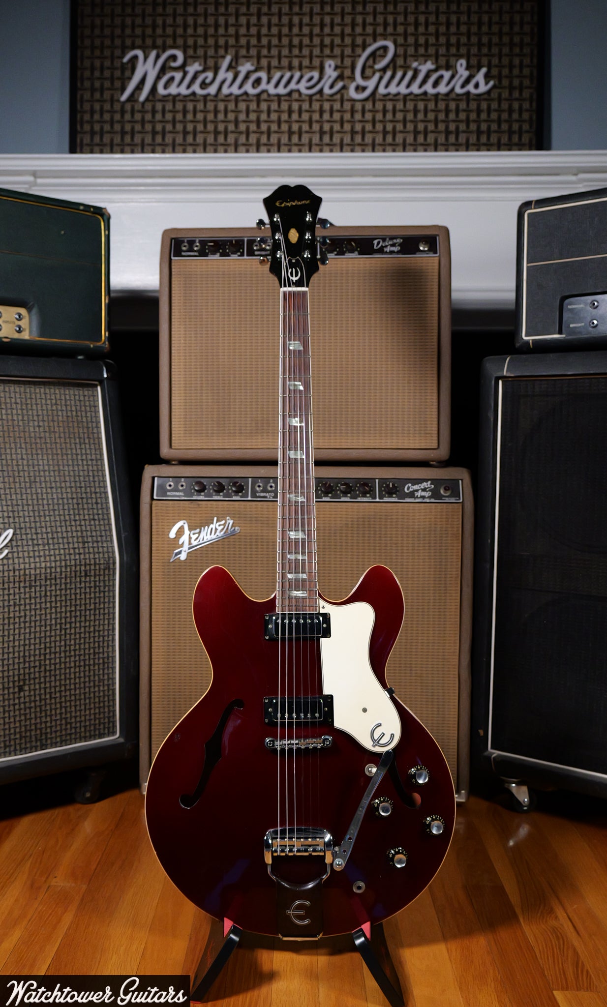 1967 Epiphone Riviera Sparkling Burgundy