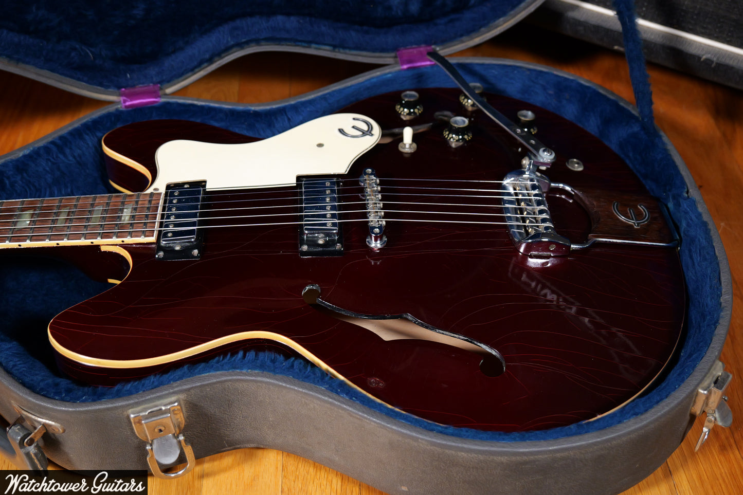 1967 Epiphone Riviera Sparkling Burgundy