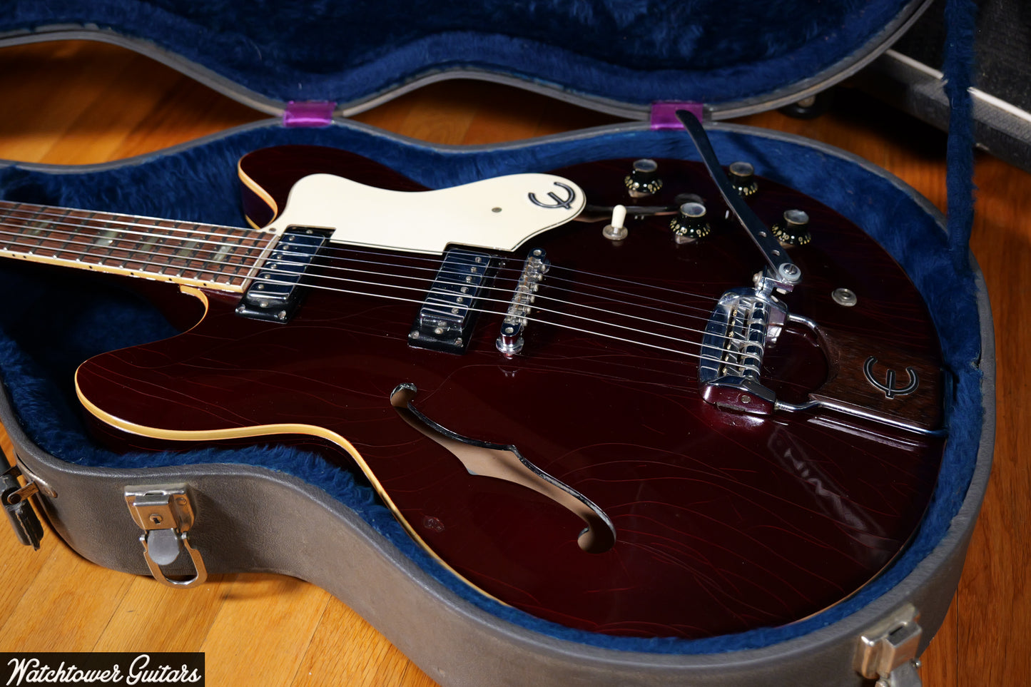 1967 Epiphone Riviera Sparkling Burgundy