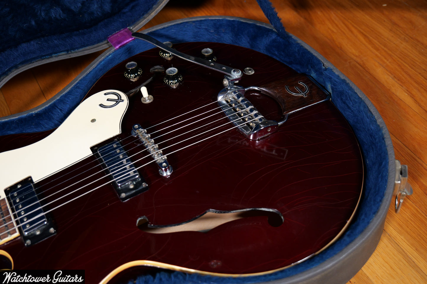 1967 Epiphone Riviera Sparkling Burgundy