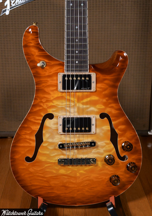 Paul Reed Smith PRS Private Stock Watchtower Run 594 Hollowbody II Quilt Vintage Glow
