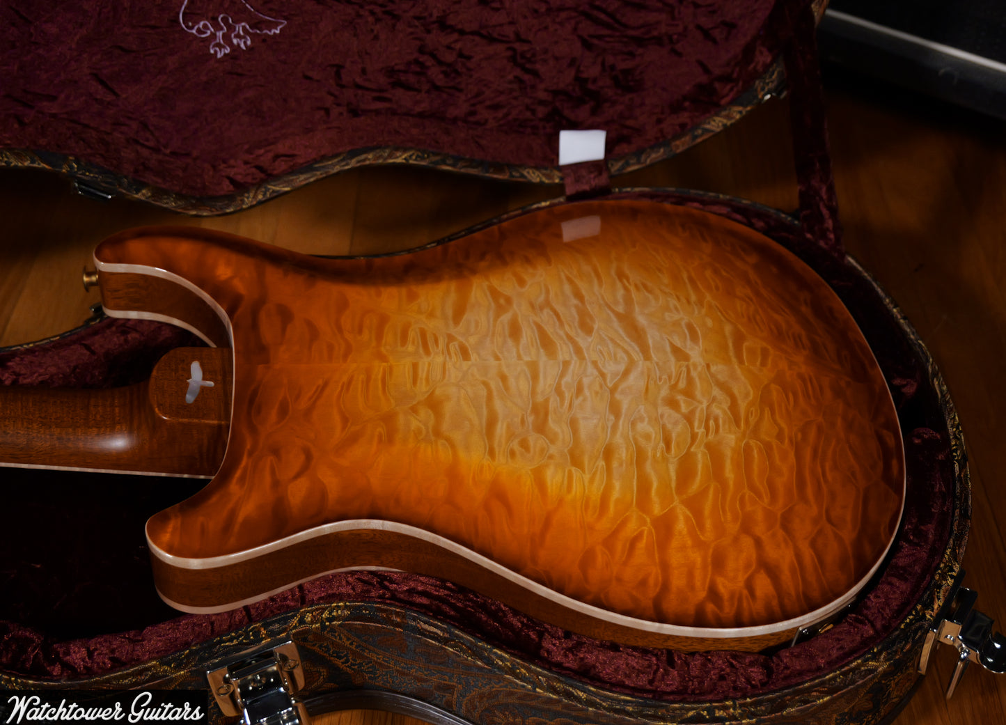 Paul Reed Smith PRS Private Stock Watchtower Run 594 Hollowbody II Quilt Vintage Glow