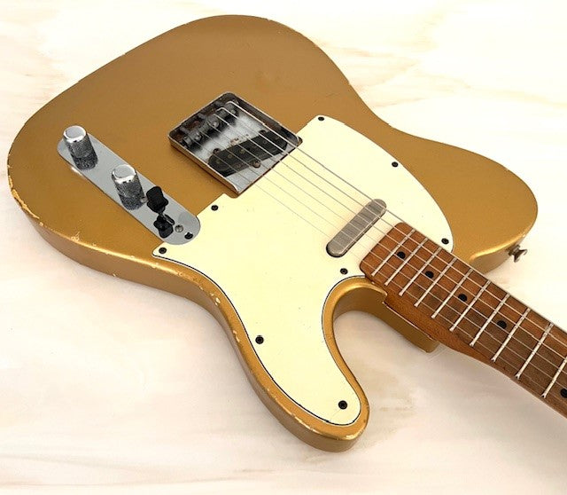 NEW Danocaster Single Cut Firemist Gold