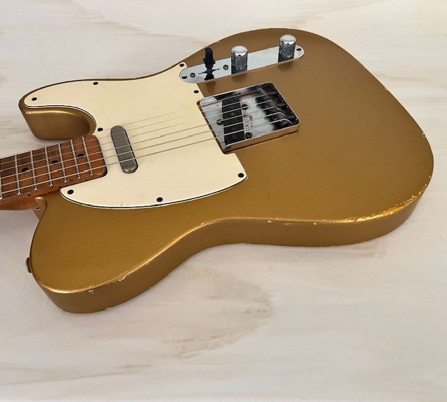 NEW Danocaster Single Cut Firemist Gold
