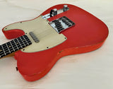 NEW Danocaster Single Cut Vibrant Fiesta Red