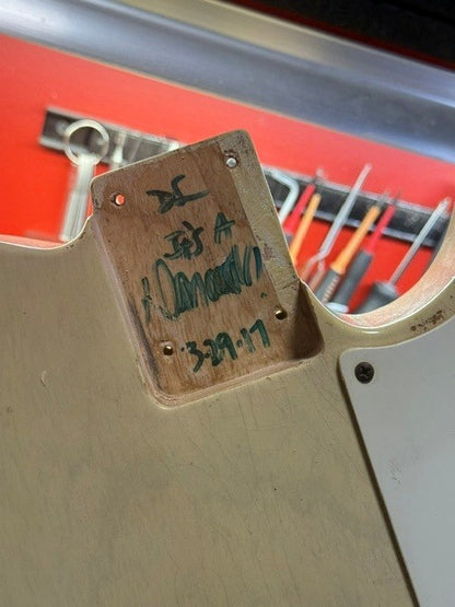2017 Danocaster Mongrel Singlecut Blonde