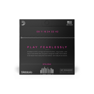 D'Addario 09-42 Super Light, NYXL Electric Guitar Strings