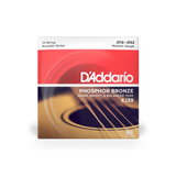 D'Addario 12-52 Medium 12-String, Phosphor Bronze Acoustic Guitar Strings EJ39