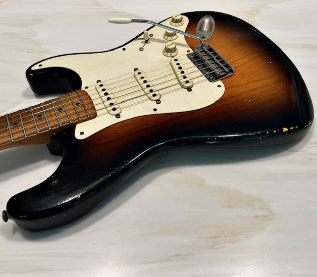 NEW Danocaster Double Cut 2 Tone Sunburst