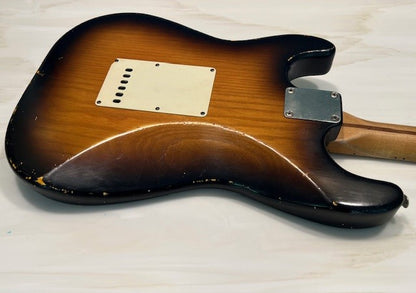 NEW Danocaster Double Cut 2 Tone Sunburst