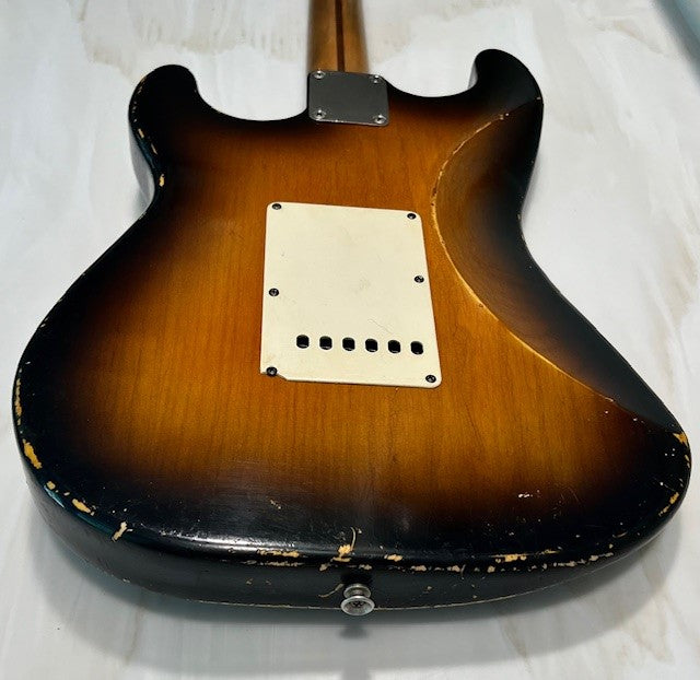 NEW Danocaster Double Cut 2 Tone Sunburst