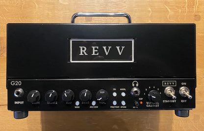 Revv G20 2-channel Guitar amp head with reactive load and Virtual Cabs SHOP DEMO