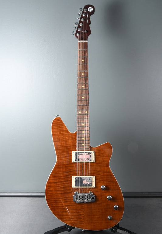 2020 Reverend Kingbolt RA Violin Brown Flame Maple