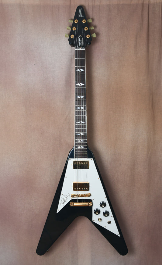 1991 Gibson Jimi Hendrix Hall of Fame Flying V Black OHSC