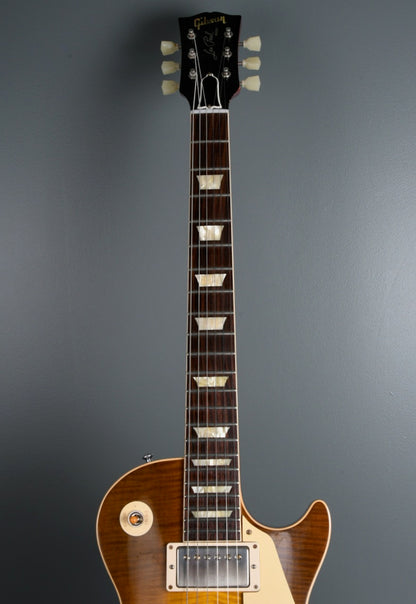 2019 Gibson 60th Anniversary Les Paul 1959 R9 Reissue Lightly Aged Green Lemon Fade