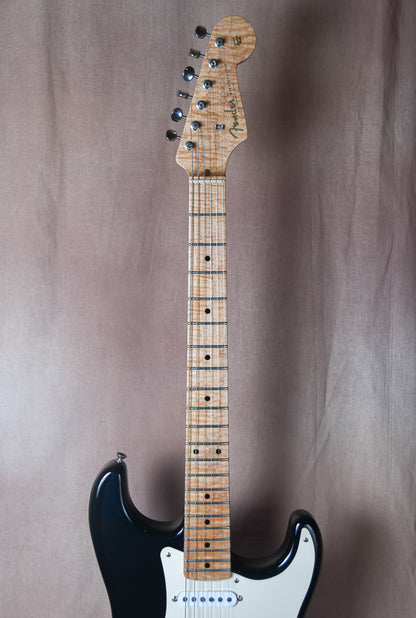 2004 Fender Custom Shop '56 Stratocaster Black NOS with 4A Flame Neck OHSC