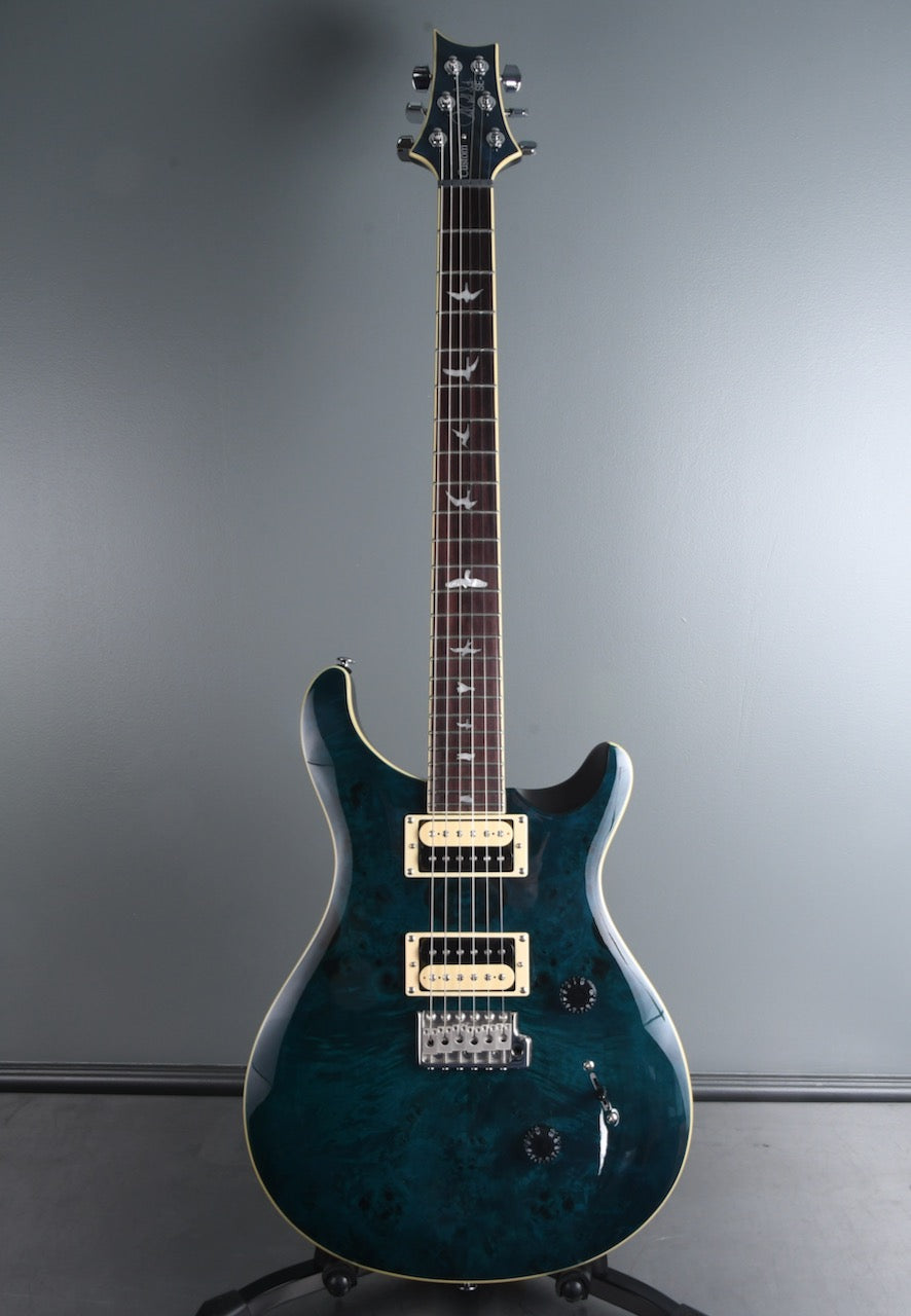 2020 PRS SE Custom 24 Poplar Burl Whale Blue